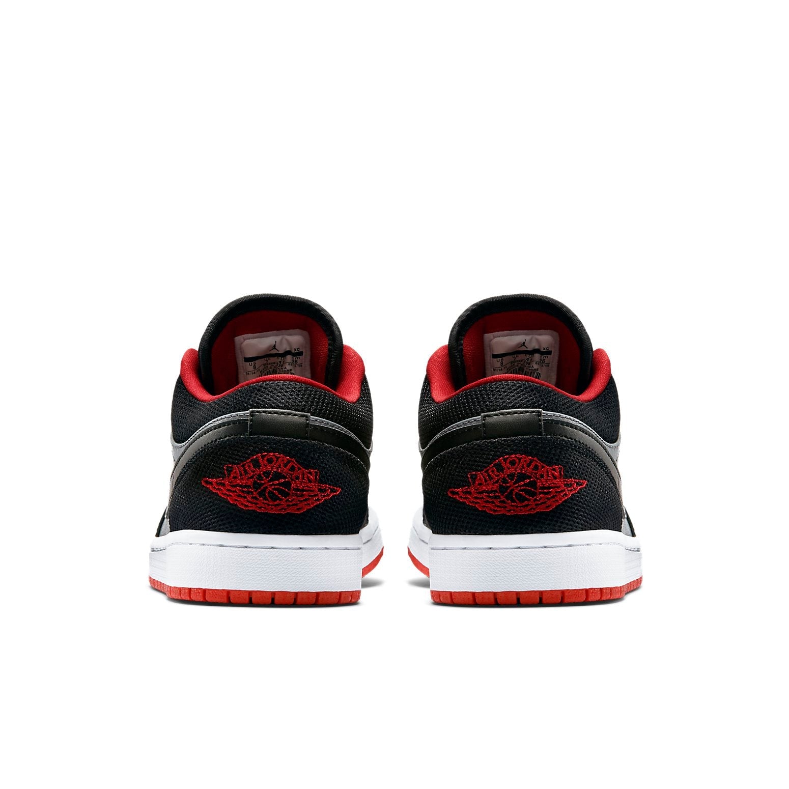 Air Jordan 1 Retro Low 'Black Red Grey' 553558-020