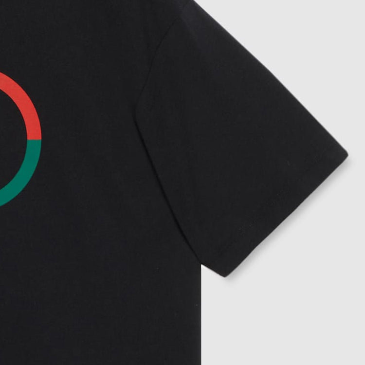 Gucci Cotton Jersey Printed T-Shirt 'Black' 771758-XJF68-1152