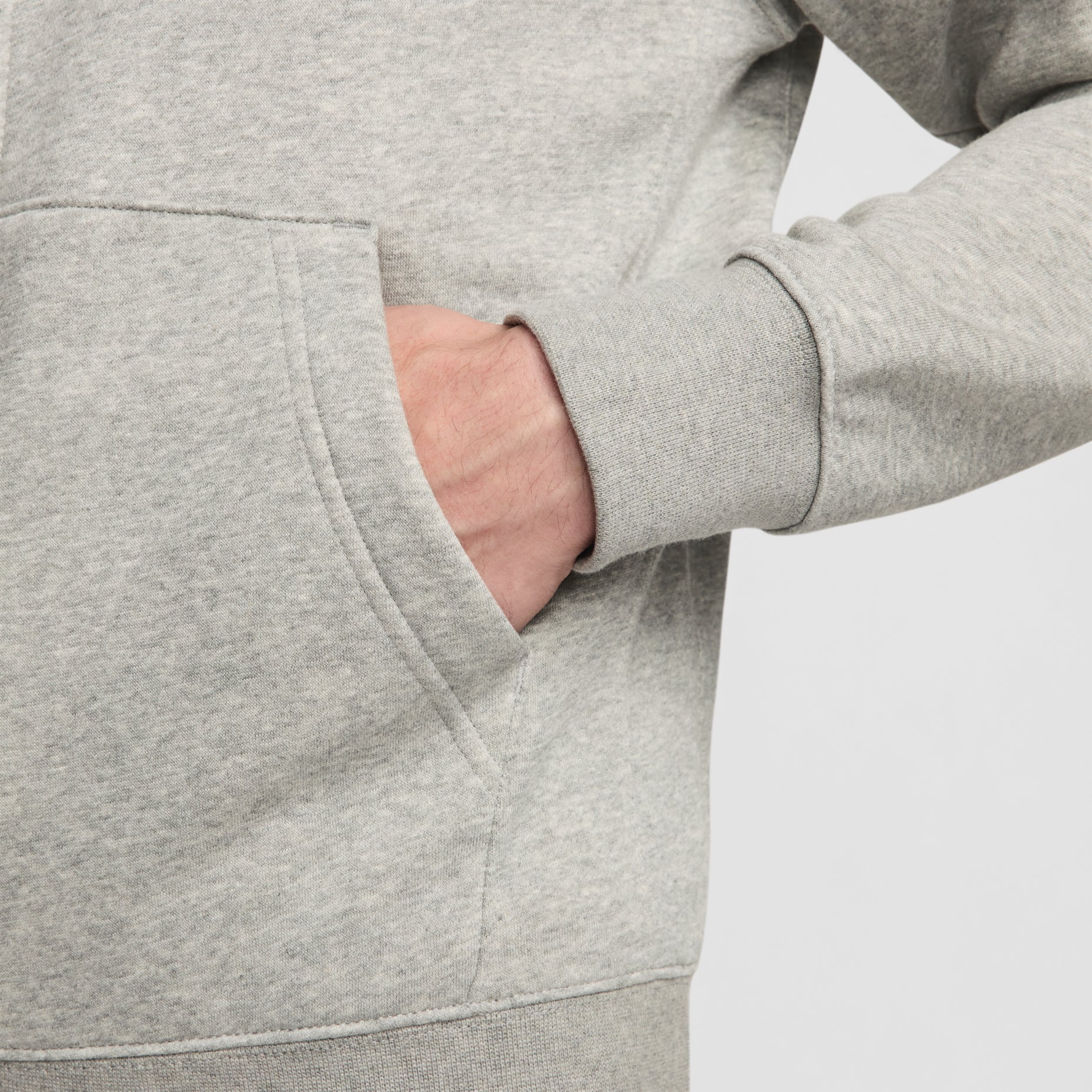 Nike Sportswear Club Logo Hoodie 'Grey' BV2646-063