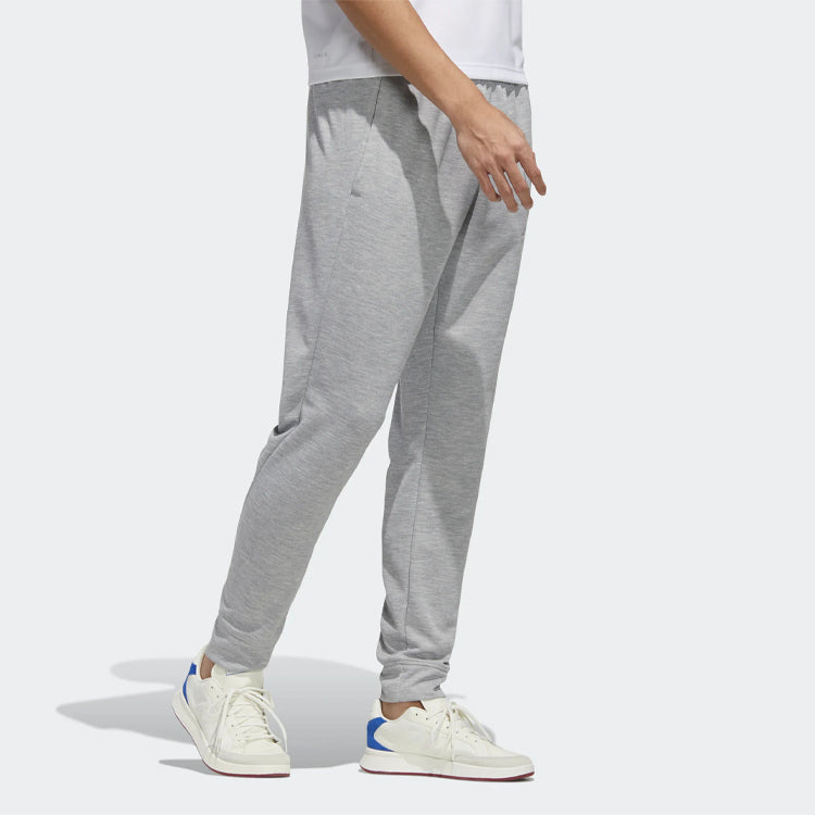 adidas Solid Color Casual Sports Long Pants Gray FL0276