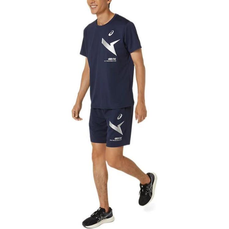Asics A-I-M Dry Short Sleeve T-Shirt 'Midnight' 2031E555-400