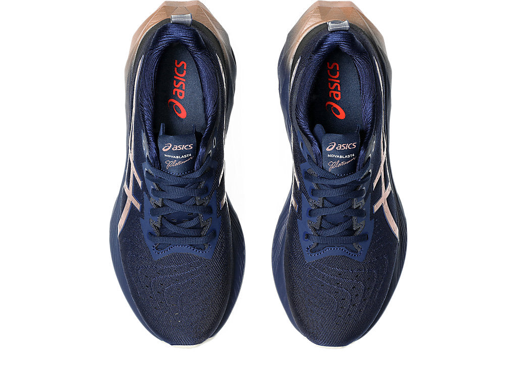 (WMNS) ASICS Novablast 4 Platinum 'Blue Expanse Rose Gold' 1012B739-400