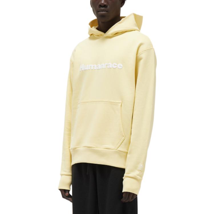 adidas x Pharrell Humanrace Logo Hoodie 'Yellow' H46993