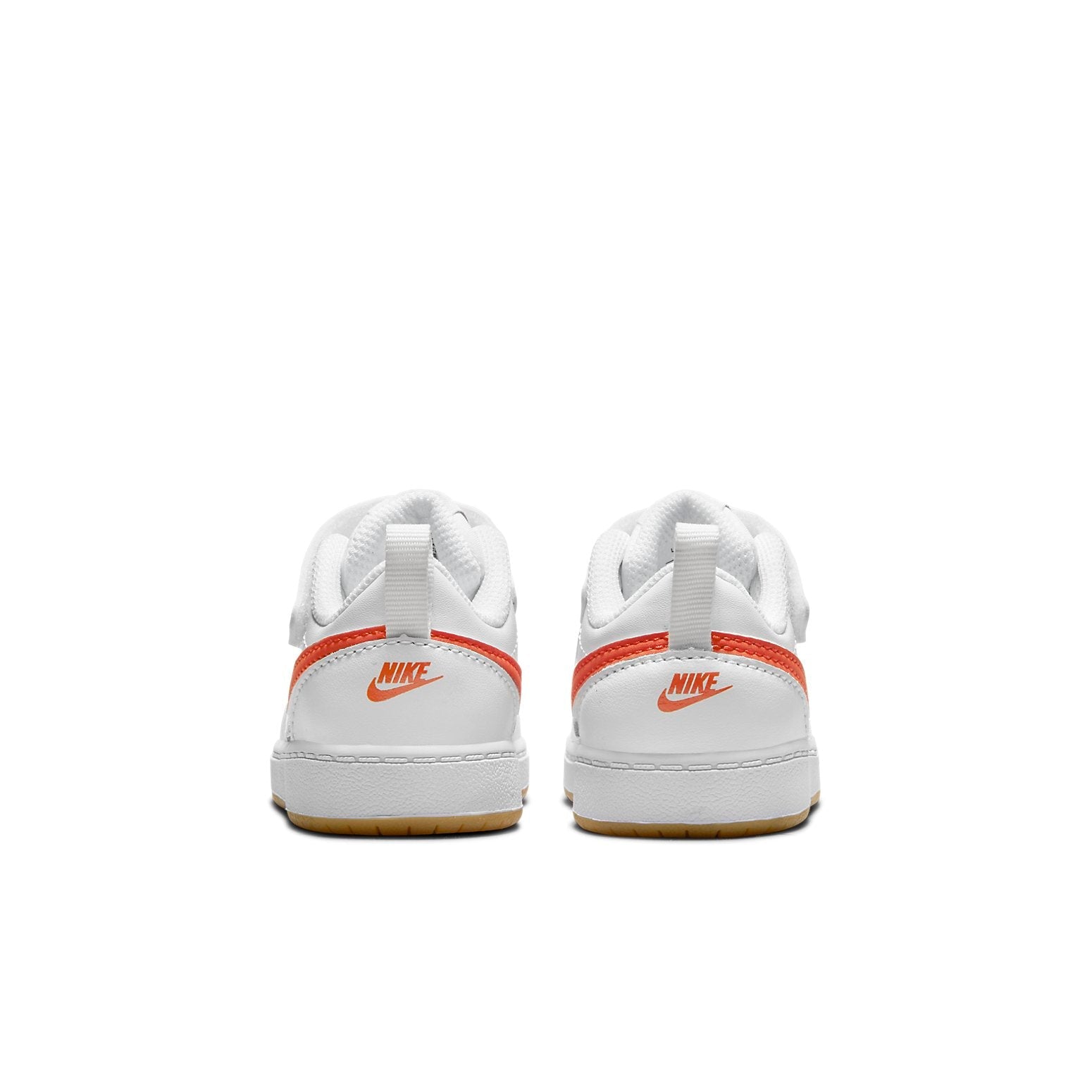 (TD) Nike Court Borough Low 2 'White Orange' BQ5453-114