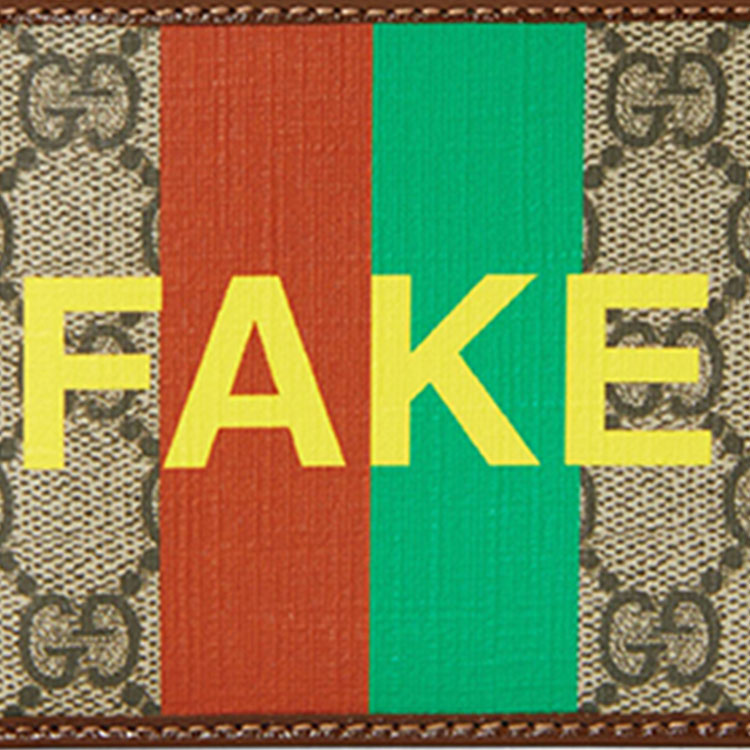 Gucci Fake Not Supreme Logo Billfold Wallet 'Beige Multi' 636166-2GCAG-8280
