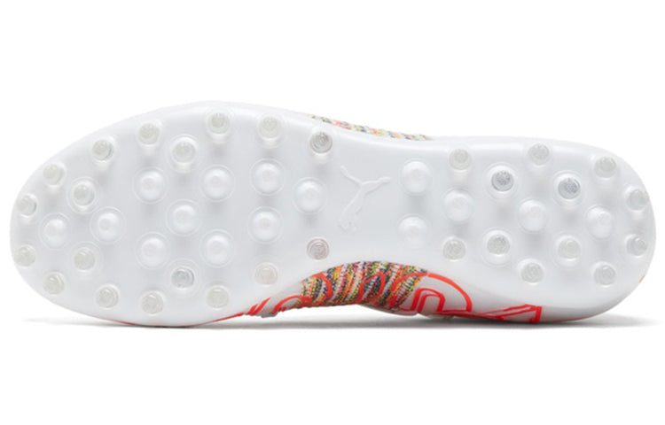 PUMA Future z 1.1 MG Soccer Cleats White/Orange 106377-02