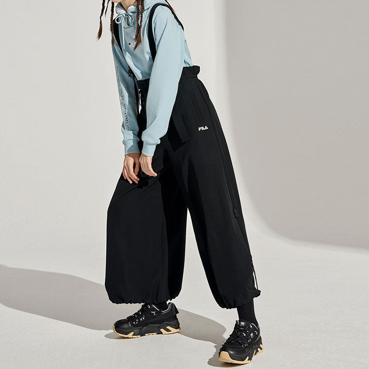 (WMNS) Fila Athleisure Casual Sports Woven Long Pants Black T11W113804F-BK