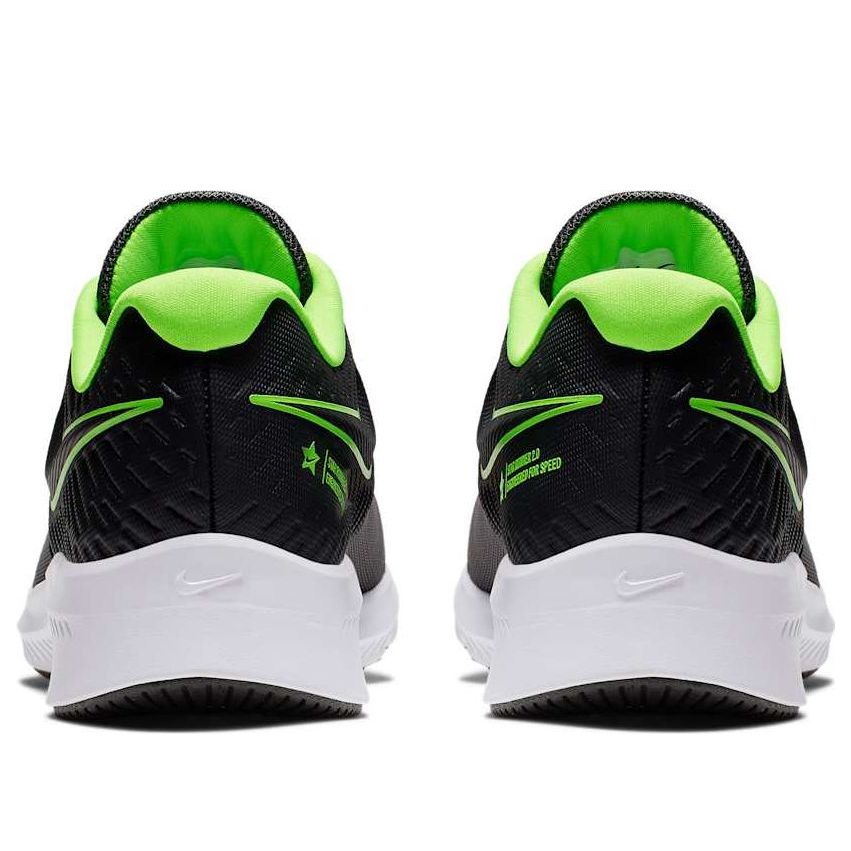 (GS) Nike Star Runner 2 'Black Green' AQ3542-004