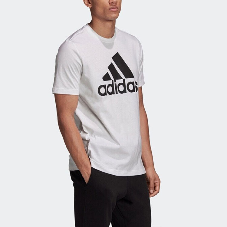 adidas Mh Bos Tee Letter Short-sleeve Tee Men White GC7348