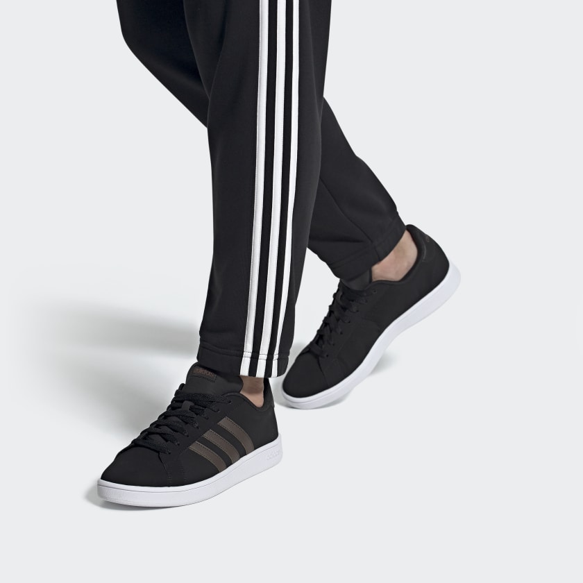 adidas neo Grand Court Base 'Black Brown' FV8480