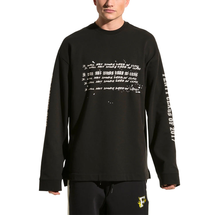 (WMNS) PUMA X Rihanna Fenty Long Sleeve Crew Neck 'Black' 575871-01