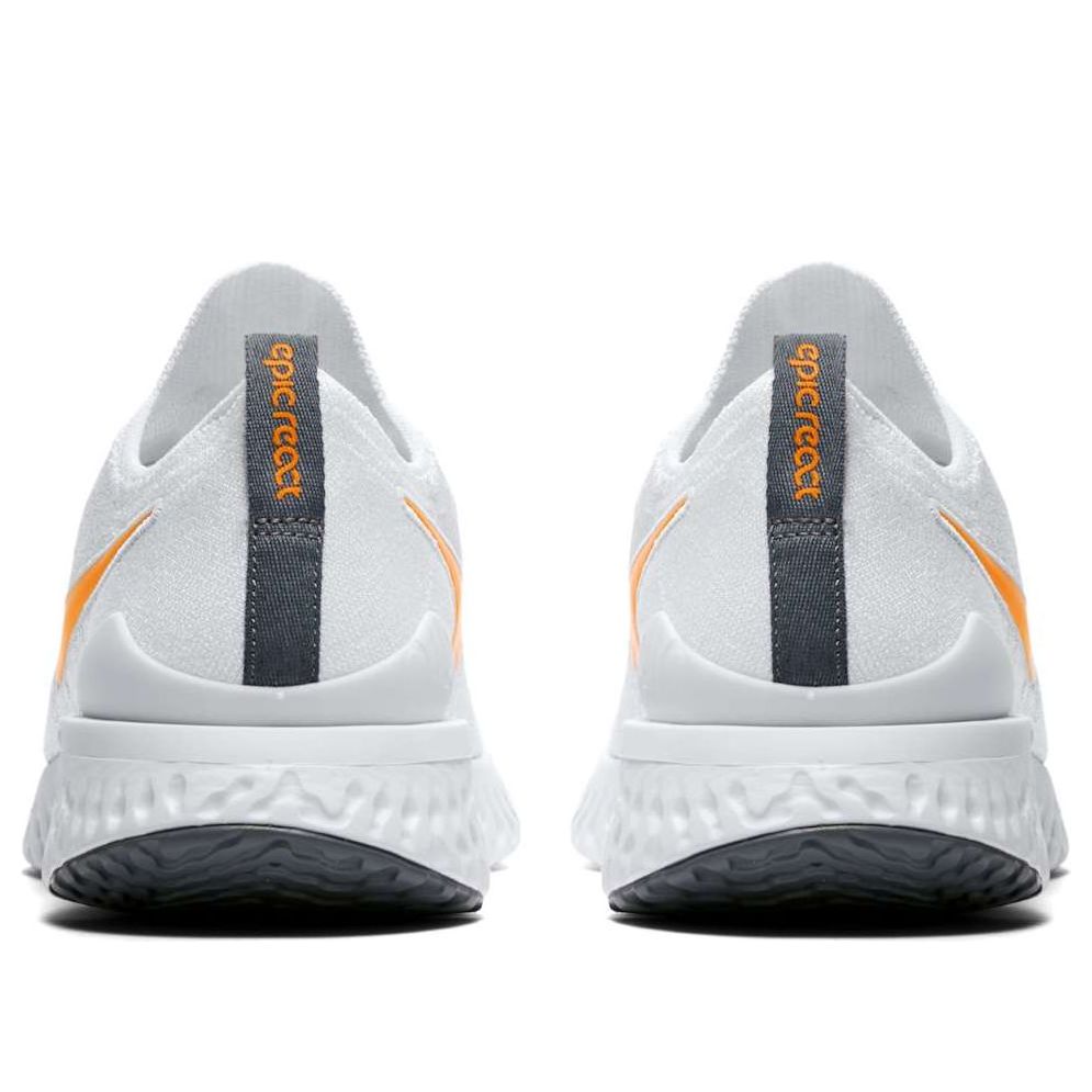 Nike Epic React Flyknit 2 'White Orange' CI6401-100