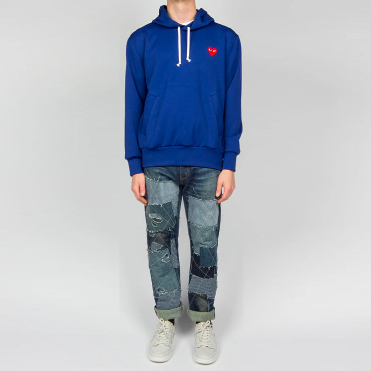 COMME des GARCONS PLAY Hoodie 'Navy' AZ-T174-051-2