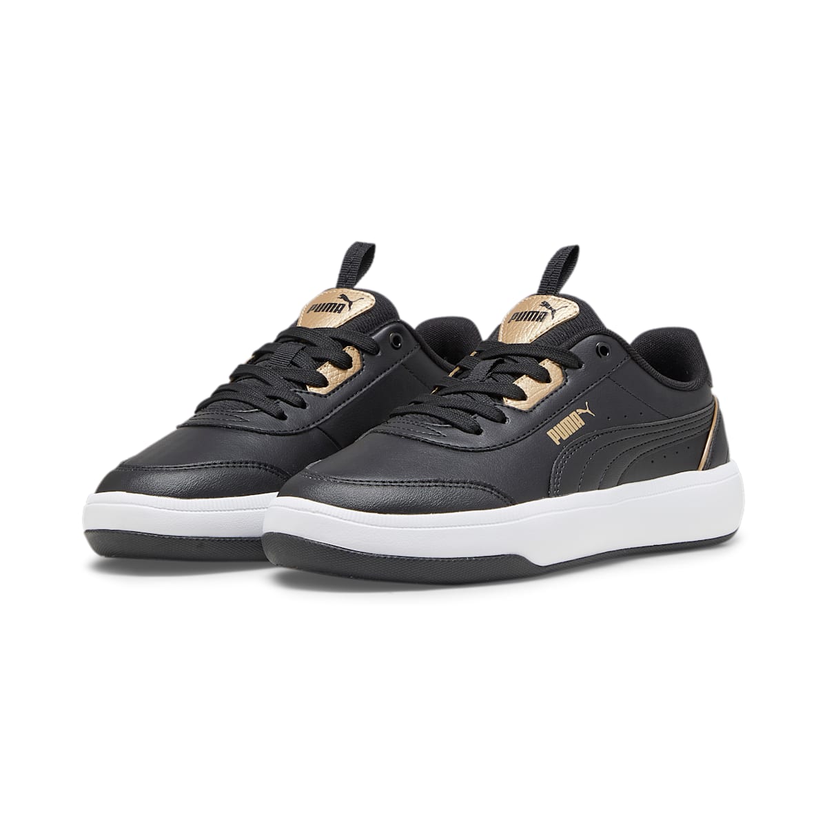 (WMNS) PUMA Tori 'Pop-Up Metallics Black Gold' 392490-01