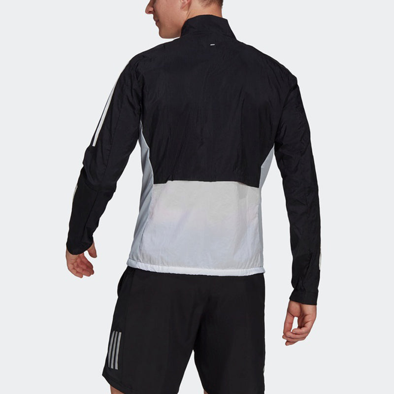 adidas Otr Track Jkt Running Colorblock Sports Stand Collar Jacket Black GM1531