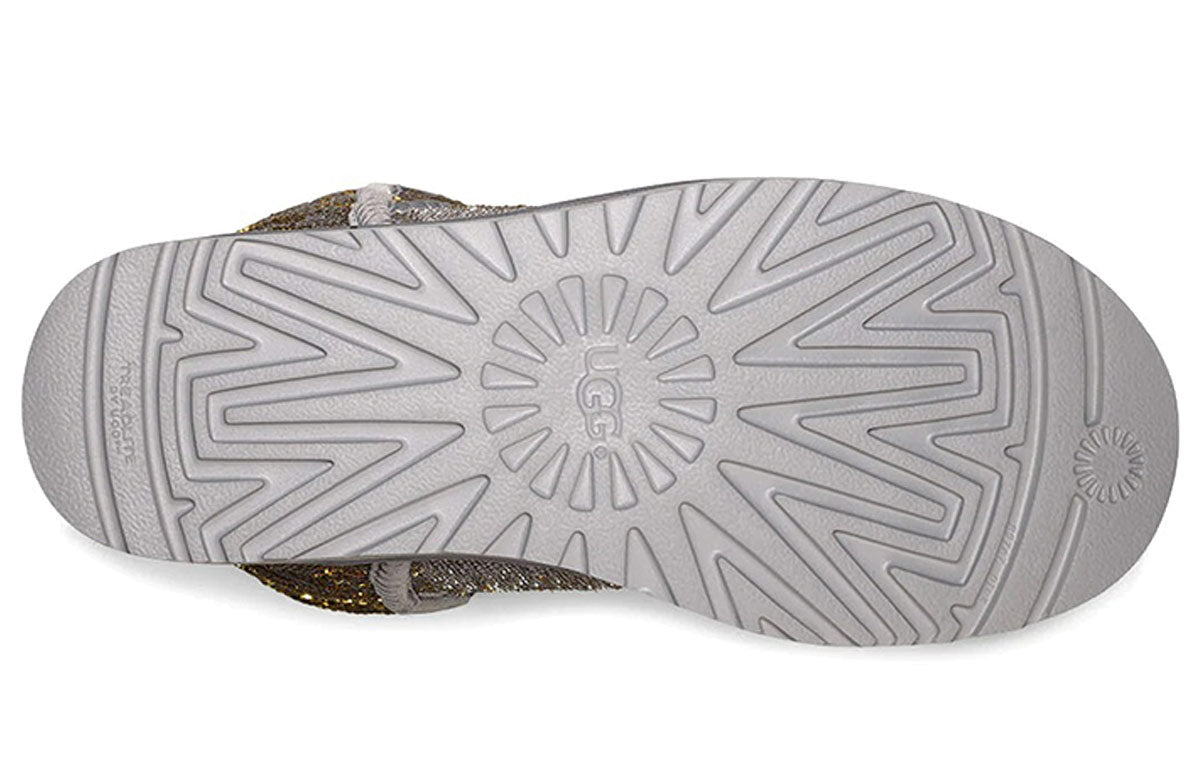 (WMNS) UGG Classic Short Cosmos Sequin Silver 1103796-SGLD