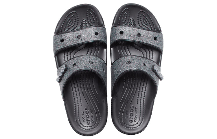 Crocs Classic Glitter II Sandal 'Black' 207769-001