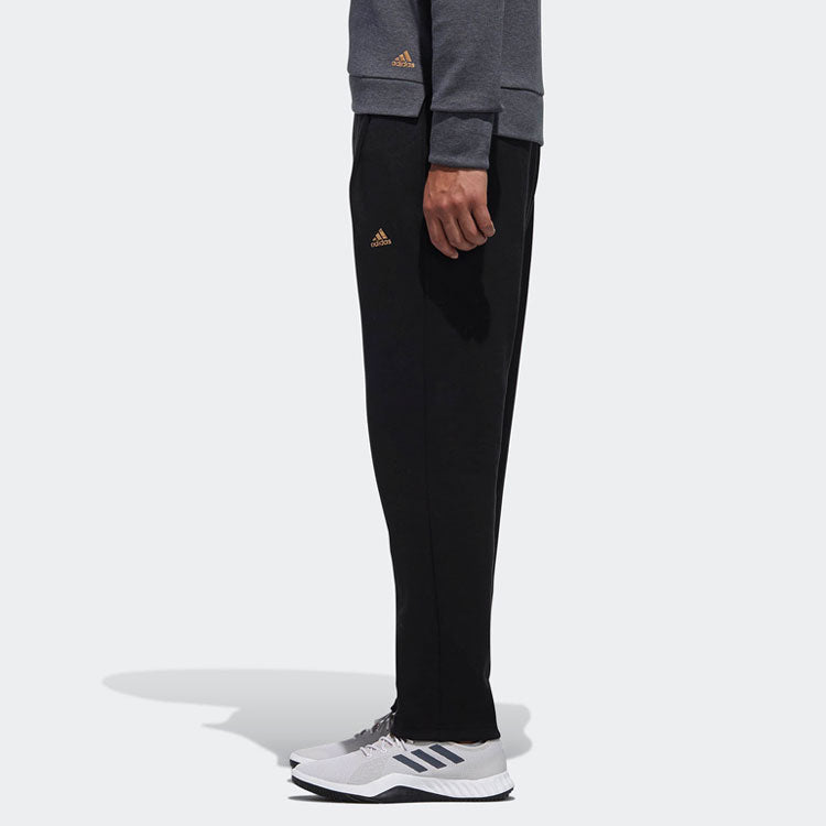 Men's adidas Logo Micro Mark Lacing Sports Pants/Trousers/Joggers Black DT2460