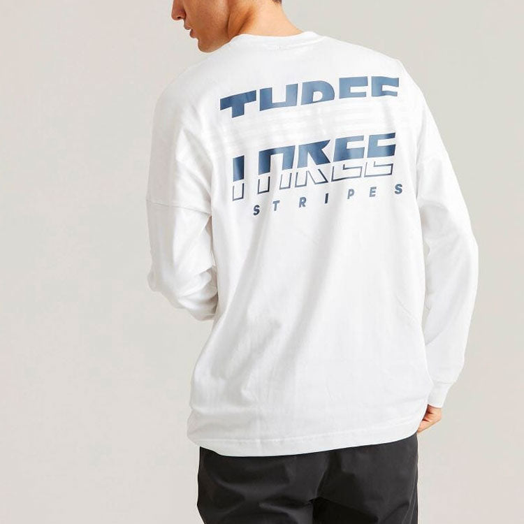 adidas Loose Fit Tee 'White Black' HA1869