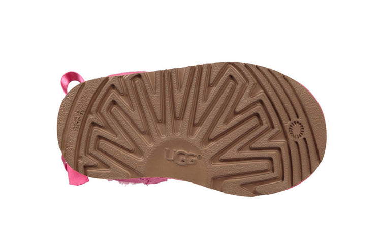 (PS) UGG Mini Bailey Bow II Fleece Lined Pink 1017397T-PAZ