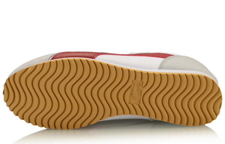 (WMNS) Li-Ning Classic Leisure Low 'White Grey Red' AGCQ004-1