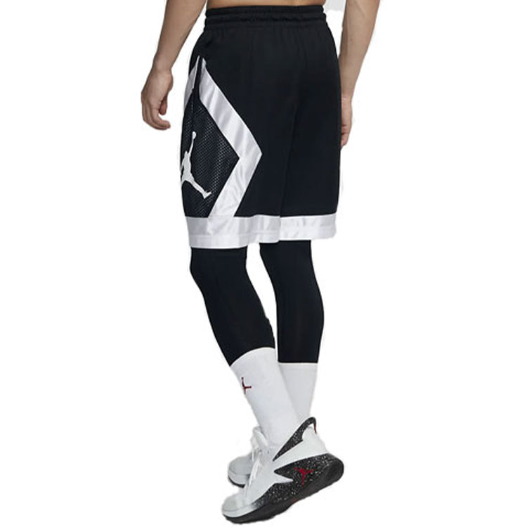 Air Jordan basketball training sports breathable shorts Black AV3207-010
