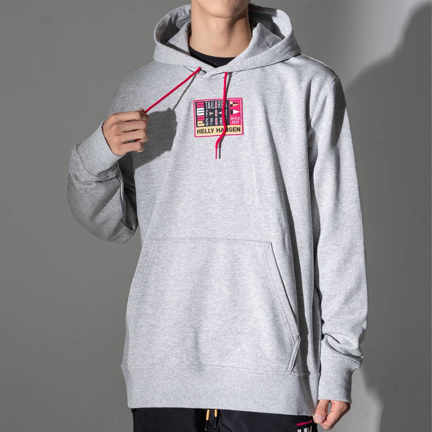 PUMA x Helly Hansen Hoodie 'Grey Red' 597149-04