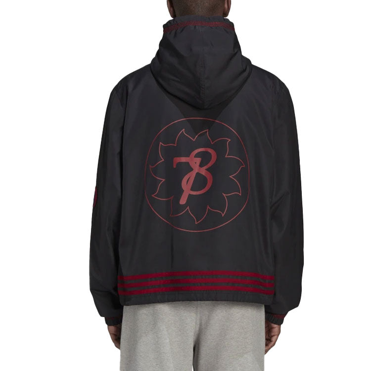 adidas originals Unisex Printing Hooded Jacket Black HE6624