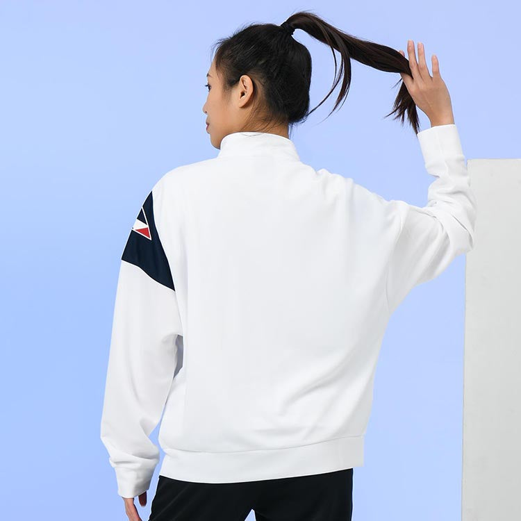 Li-Ning Badminton Series Logo Printing Jacket White AWDS364-2