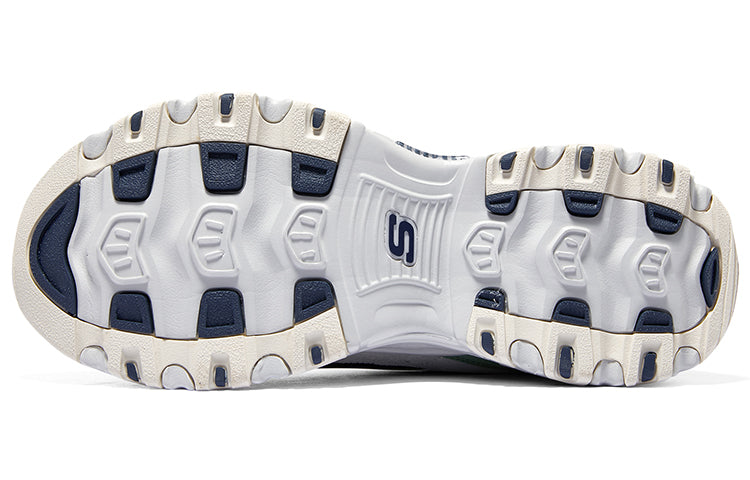 Skechers DLites 1.0 Chunky Shoes 'Beige Navy' 894265-GYNV