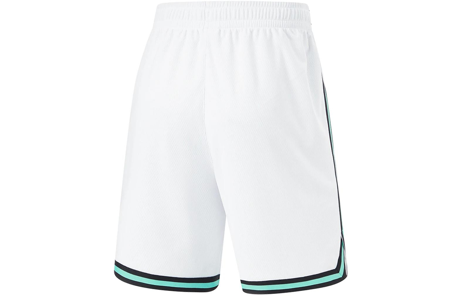Li-Ning CBA Logo Basketball Suit 'White Green' AATU019-7