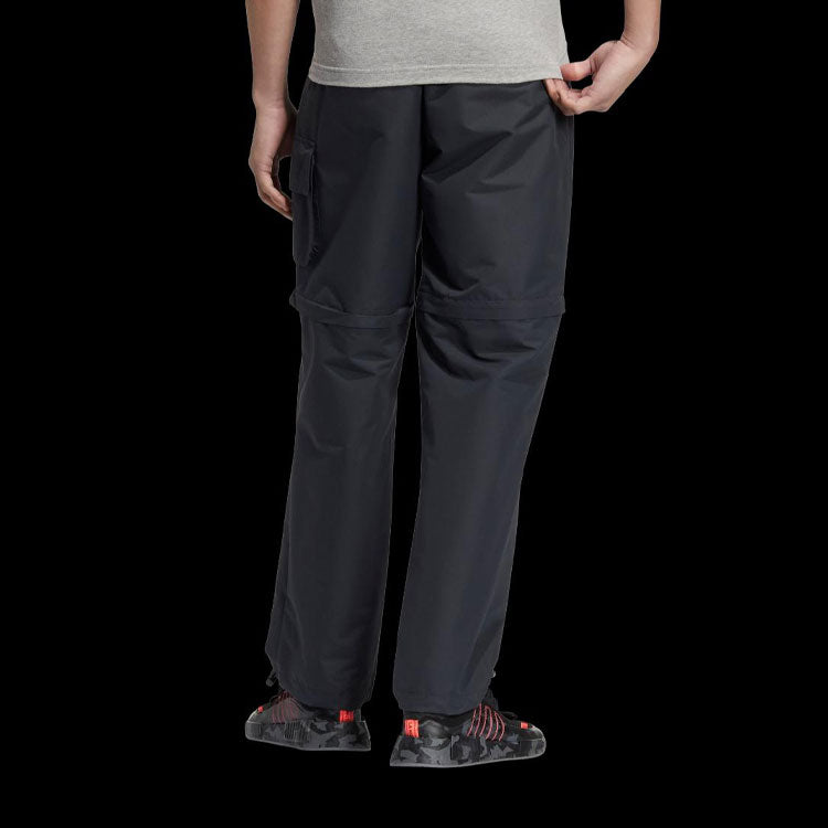 Men's adidas originals Solid Color Loose Bundle Feet Sports Pants/Trousers/Joggers Dark Grey HR6912
