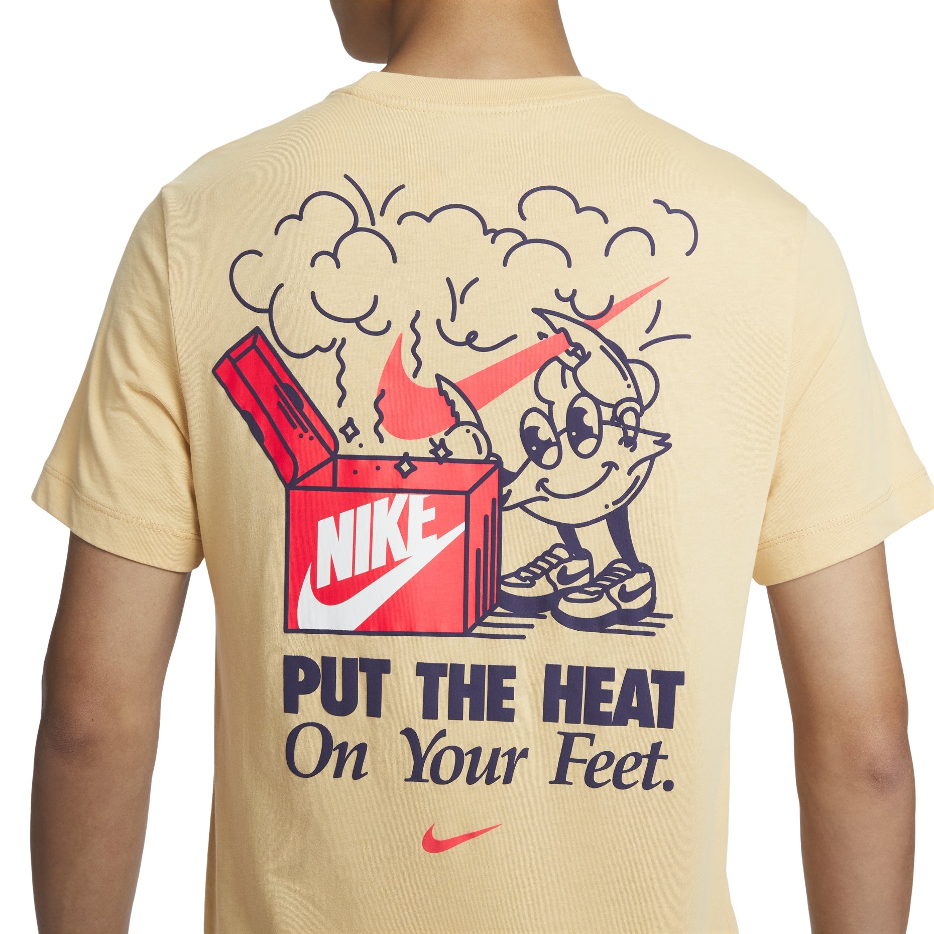 Nike NSW Logo T-Shirt Asia Sizing 'Beige' FV3755-252