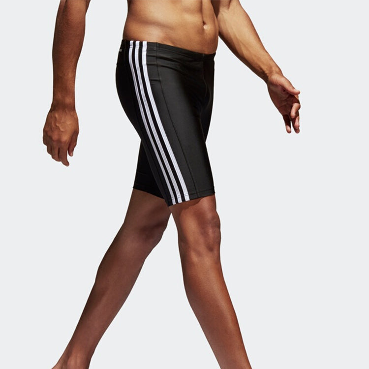 adidas Infinitex Stripe Knee-Length Elastic Shorts Black BP9503