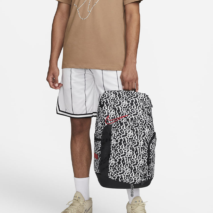 Nike Hoops Elite Pro Printed Backpack 32L 'Black White' DQ5342-025