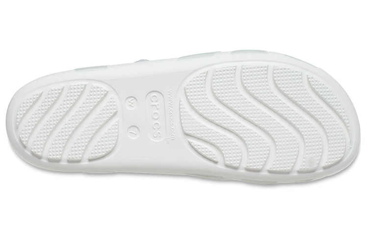 (WMNS) Crocs Splash Glossy Fisherman Sandal 'White' 209267-100