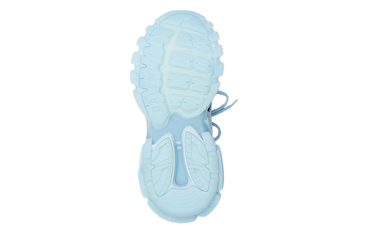 (WMNS) Balenciaga Track Clear Sole Daddy Shoes Blue 647741W3BM24200