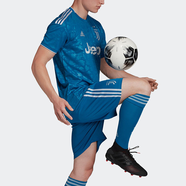 adidas Juventus 19-20 Season Away Soccer/Football Sports Jersey Blue DW5471