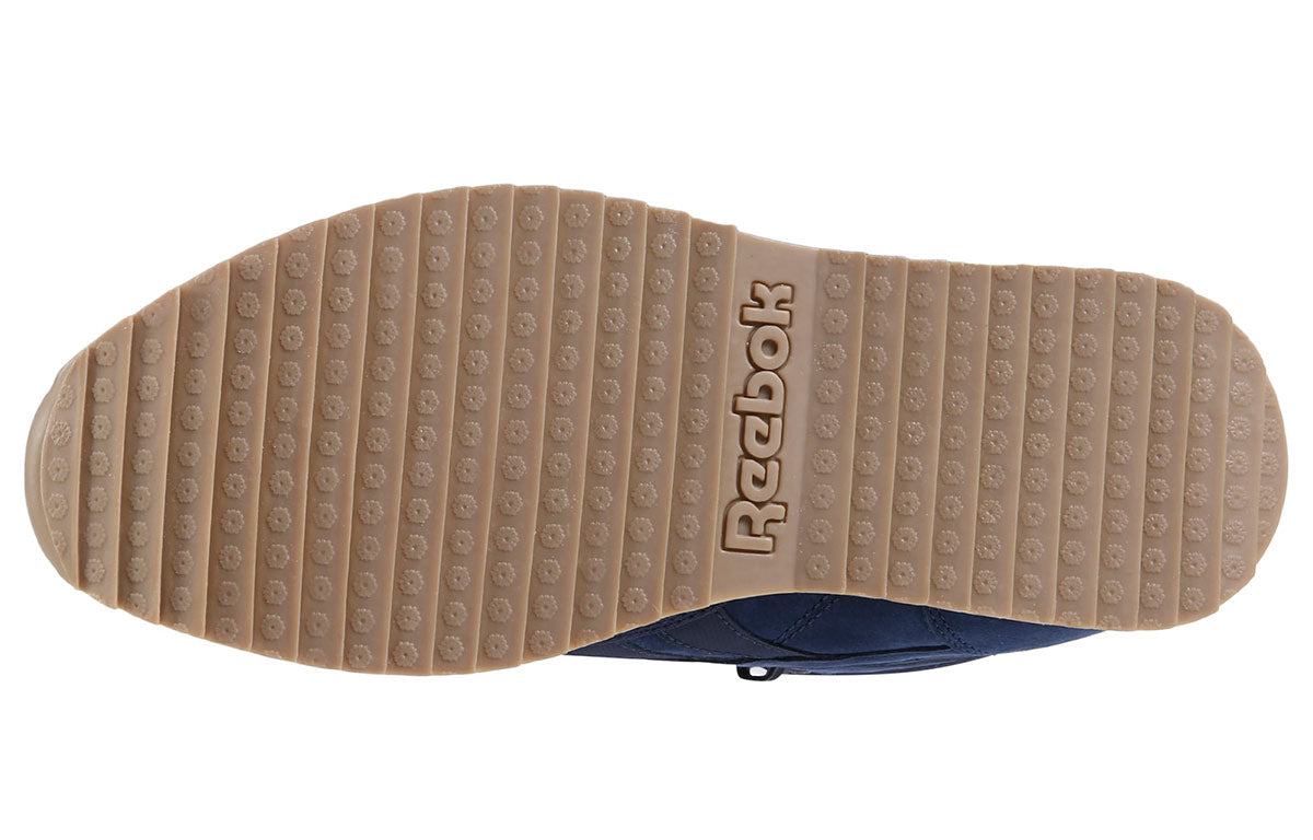 Reebok Cl Lthr Mid Ripple Sherpa Navy Blue Running Shoes DV5109