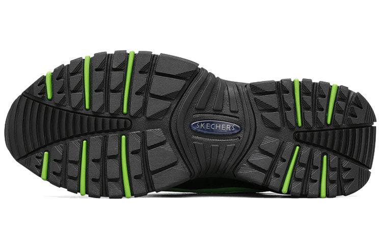 (WMNS) Skechers Energy-Over Joy Sneakers Black/Green 13412-BKGR