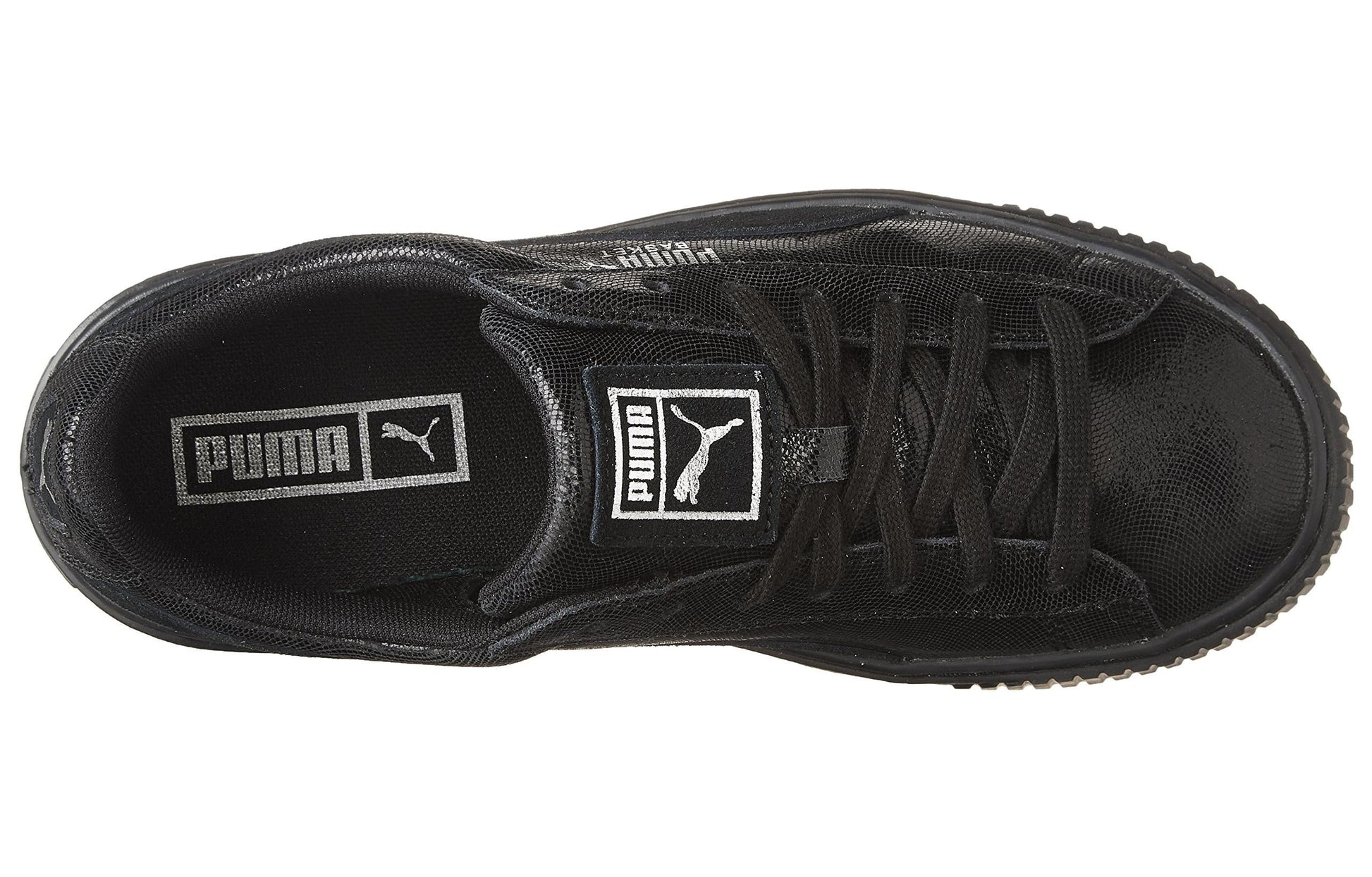 (WMNS) PUMA Basket Platform NS 'Black' 364587-01