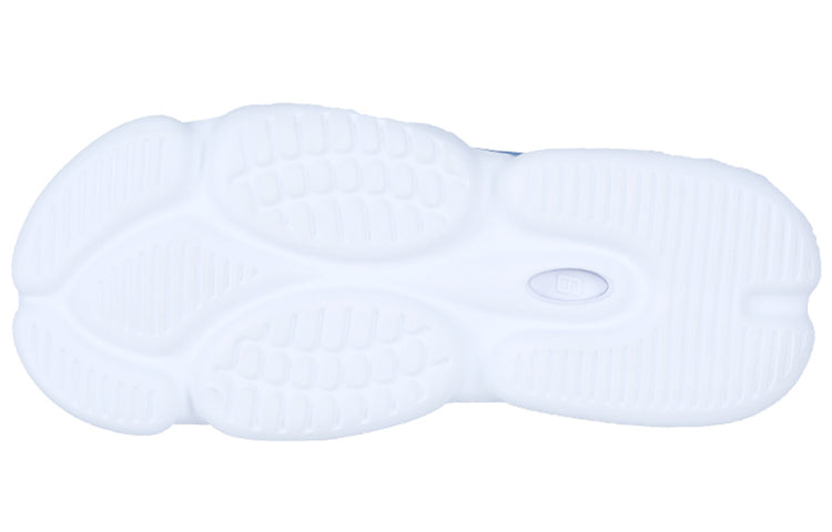 (WMNS) Li-Ning 8 PE Courtside Sport Slides 'White Blue' ABTS010-1