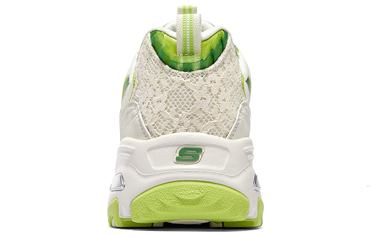 (WMNS) Skechers D'Lites 1.0 Chunky Sneakers 'Beige Green' 896738-WGR