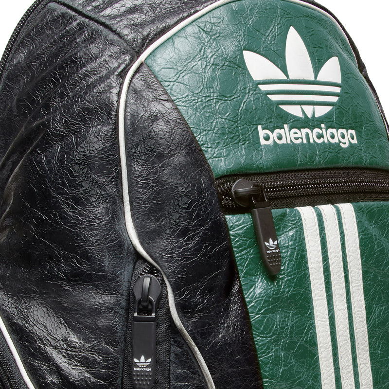 Balenciaga x adidas Large Backpack 'Black Green' 721685210LZ1063