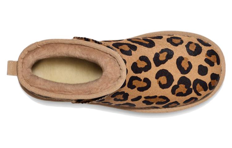 (WMNS) UGG Classic Ultra Mini Spotty Boot 'Leopard' 1134523-NAT