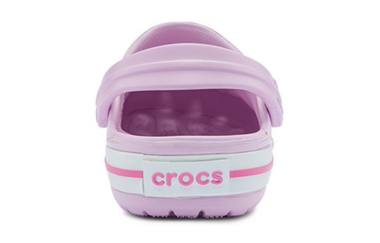 (GS) Crocs Crocband Clog 'Pink White' 207006-6GD