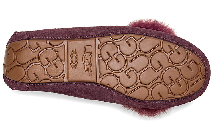 (WMNS) UGG Holiday Ansley Puff Bow 'Purple Red' 1103858-LGE