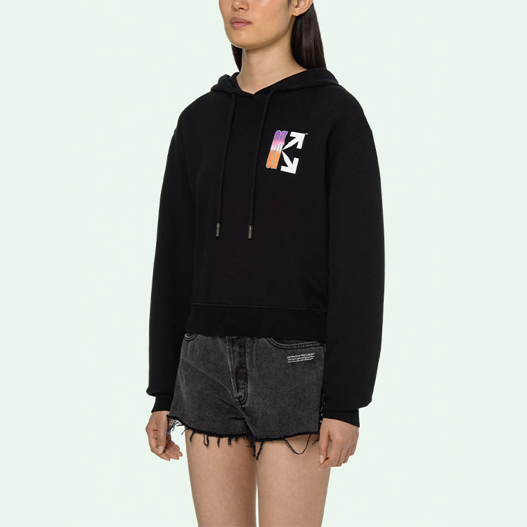 Off-White Gradient Hoodie 'Black Multicolor' OWBB016R21JER0011084