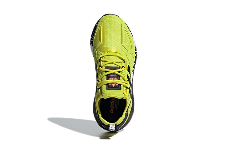 (GS) adidas ZX 2K Boost J 'Bold Logo Graphic - Acid Yellow' FY2638