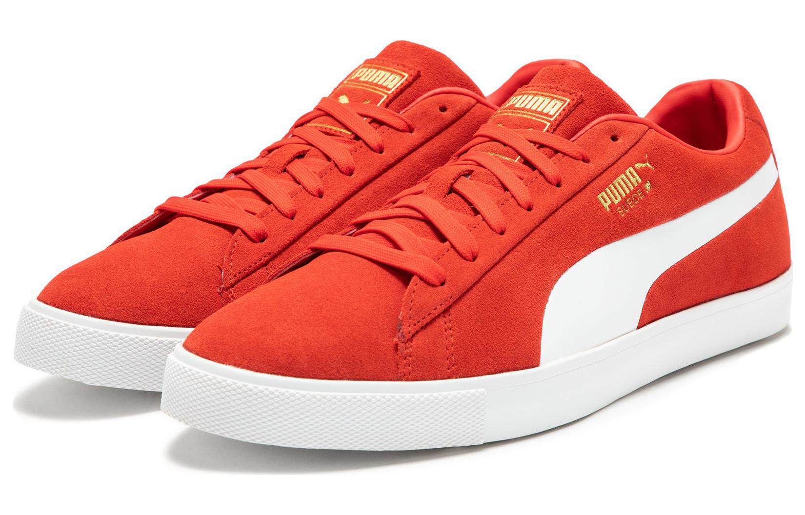 PUMA Fusion Suede For All Time LE Golf Shoes 'Red White' 379823-01